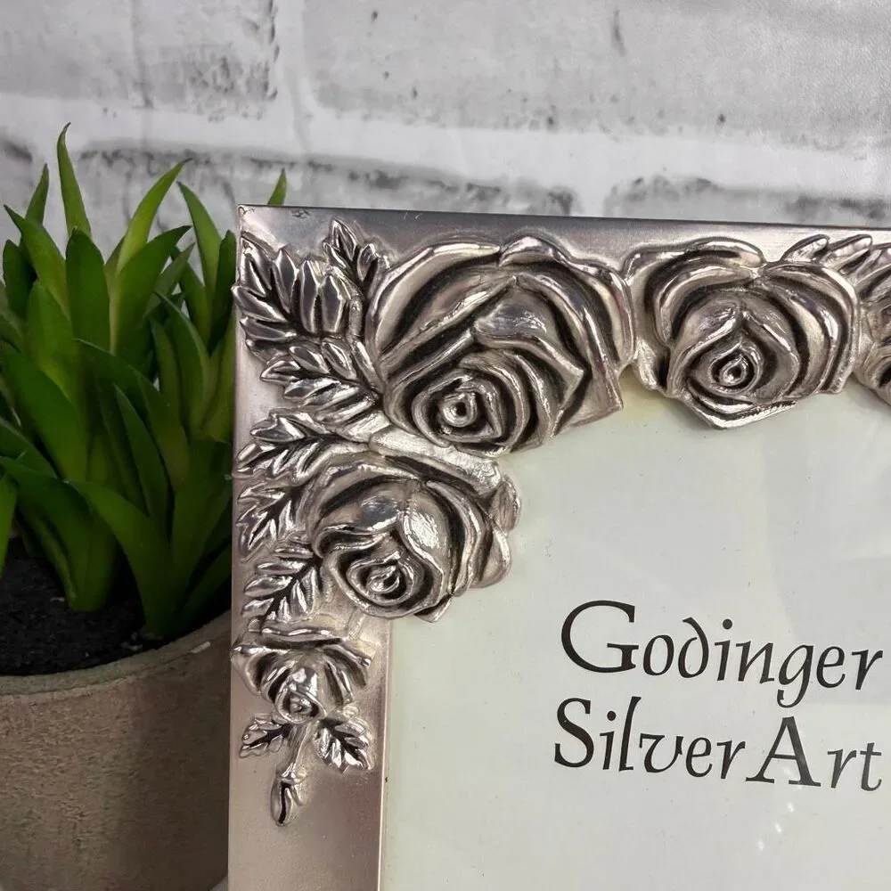 Godinger Silver Art Silver Plated Picture Fram 3.5 x 5 New